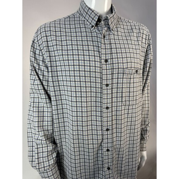 Roundtree & Yorke Authentic Portuguese Flannel Men’s Plaid Button-Down Shirt L - Picture 16 of 16